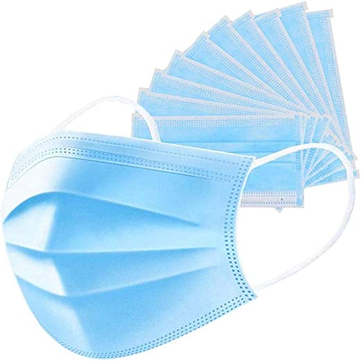 Surgical Masks Fluid Resistant Ear Loop - 3 Ply - 5 pk